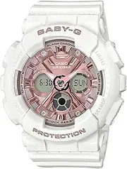 [Casio] Baby G Women's Ba130 Metallic Series Watch Resin Glass White