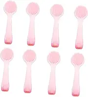 SOESFOUFU 8Pcs Face Cleaning Brush Gentle Pore Scrub and Exfoliator for Facial Cleansing Ergonomic Handle Random Colors Nail Brush for Makeup Routine