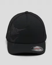 [Salty Life] Salty Life Men's Scaled Mini Ottoman Flexfit Cap in Black One Size Black