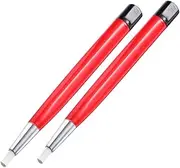 AUTSUPPL 2pcs Fiberglass Scratch Brush Pen for Clock Watch Cleaning