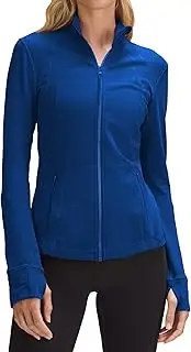 [PINSPARK] Women's Running Jacket Athletic Full Zip Lightweight Track Jackets Slim Fit Yoga Workout Tops
