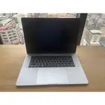 台中 零件機 型號 A1707 2017年 MACBOOK PRO 15吋 I7 16G 256G 銀色 螢幕有問題