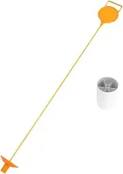 Ｓｉｍｈｏａ Golf Flagstick and Cup Golf Pin and Cup Set Portable Golf Flagpole with Handle for Country Club Training Garden Men Women