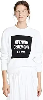 [Opening Ceremony] Women's Box Logo Crew Neck Sweater