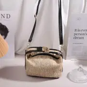 Straw Crossbody Bag For Women Fashion Bohemian Small Knitting Summer Handbag CR