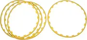 4Pcs Wheel Rim Ring Stylish Sturdy Wheel Edges Trim Protector Ring for 19 Inch Wheels Replacement for Tesla 2021-2023(Yellow)