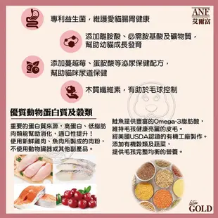 📣此商品48小時內快速出貨🚀》韓國 艾爾富 anf 貓糧 貓 飼料 天然系列 黃金系列 幼貓 成貓 低卡貓 有優惠唷