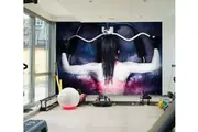3D Arm Machine 128 Wall Murals Self-adhesive Vinyl Wallpaper Murals