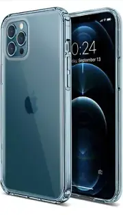 Coolwee Crystal Clear Case iPhone 12 Pro Max Case Soft TPU Bumper Cover