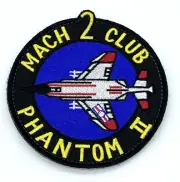 Mach 2 Club Phantom II Patch – Plastic Backing, 3.5"