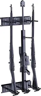 Heevir Gun Rack for Wall - Indoor Adjustable Gun Holder Wall Mount, Heavy Duty Shotgun Rifle Rack Display Stand with Soft Padding