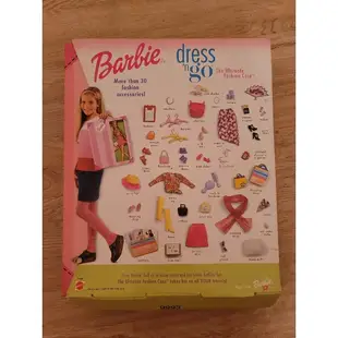 2001 mattel 正版 古董芭比 barbie dress N go 衣櫥 衣櫃