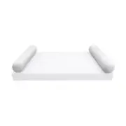 |COVER ONLY| STYLE 5 Full Bolster Pillow Daybed Porch Swing Knife Edge AD105