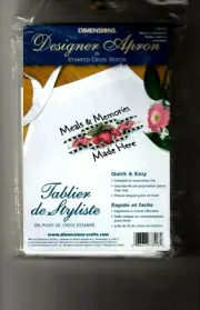 Dimensions Designer Apron Cross Stitch kit "Meals and Memories" NIP