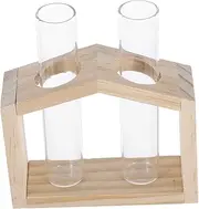 Milisten Hydroponic Glass Propagation Vase Clear Tube Flower Holder for Decor Wedding Centerpieces and Table Arrangements Versatile Planter for Nurturing Plants