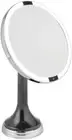 Motion Sensor LED Makeup Vanity Mirror, 8" Round, 3X gray/Chrome rechargeable