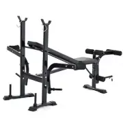 Weight Bench Press Multi Station Fitness Weights Equipment Incline Home Gym Leg