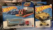 HOT WHEELS TRANSFORMERS OPTIMUS PRIME TRACK FLEET & BUMBLEBEE VOLKSWAGEN BEETLE
