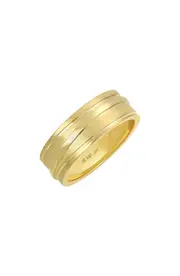 Bony Levy Men's 14K Gold Wide Band Ring in 14K Yellow Gold at Nordstrom, Size 9