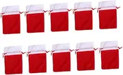 GAROZATION Xmas Tree Pendants Candy Bags Small Wrapping Biscuits Bags Perfect for Christmas Party Favor