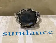 NWT Sundance Catalog Silver Labradorite “Gray Gardens Ring” Size 10 $168
