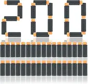 JGCWorker 200pcs 2nd Generation High-End of Half-Lenth Soft Dart, Soft Short Dart for Adventure Force Nexus Pro and Worker Swift