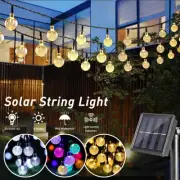 100LED Solar Globe String Lights Fairy Outdoor Festoon Party Garden Decor Light