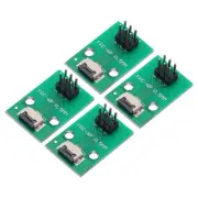 4pcs FFC FPC Connector Board 6 Pins Double Row Male Pin Header Strip Adapter