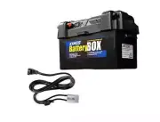 Adventure Kings Maxi Battery Box + 1.8m 12v Fridge Cable Anderson-Style Plug