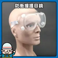 在飛比找momo購物網優惠-【工仔人】防塵護目鏡 安全防護眼鏡 防風防飛沫 實驗用防濺射