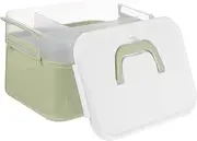 Baluue Gel Nail Manicure Kit Box Nail Polish Storage Box Double-layer Portable
