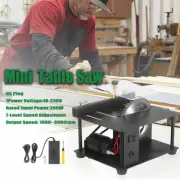 110-240V 10000rpm Table Saw Mini Desktop Saw Cutter Electric CuttingMachine H3J2