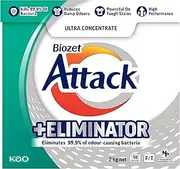 Biozet Attack Plus Eliminator Laundry Powder Detergent, 2 kilograms