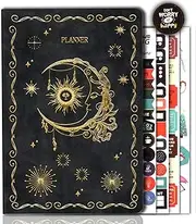 Deselen Undated Agenda 2023 Daily Planner 2024, Undated Planner, Daily Planner, Planner, 2024 Monthly Planner, Weekly Planner, Goal Setting, A5 Calendar, Simple Teacher Supplies Daily, Black