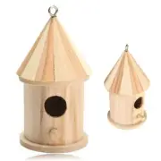 Pine Bird Nest Breeding Box for Birds Nests Parakeets Small Pets House
