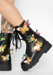 [Club Exx] Endless Dreaming Butterfly Boots