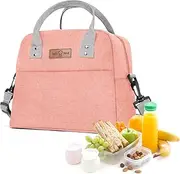[MAGEFY] Lunch Bags for Women, Lunch Bag for Kids/Adults 9L Insulated Lunch Bags Cooler Bag Women Lunch Bag for Work, Picnic, School(Pink)