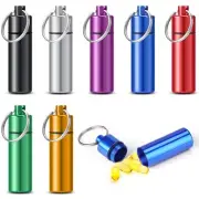 7-Pack Keychain & Portable Pill Case by Aluminum Alloy - 7 Day Pill Box, Wate...