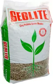 GEOLITE GMGC45L Clay Pebble Grow Media, Gray, 1.5 Cu. Ft. Ideal for Hydroponics