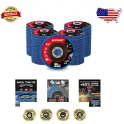 Efficient Grinding with 40 Grit Flap Sanding Discs, 4.5" Type 29 for Heavy Stock