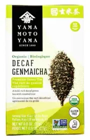 Organic Decaf Genmaicha Tea Bags 18ct (6 Pack) - Decaffeinated Green Tea