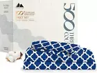 100% Cotton Printed Bed Sheets for Full Size Bed - 500 Thread Count 4 PC Printed