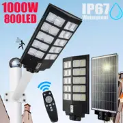 9000000LM Outdoor Solar Powered LED Light Motion Sensor Street Lights Flood Lamp