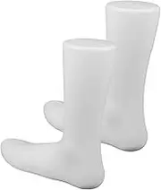 NOLITOY 2pcs Foot Sock Mannequin Shoes Mold for Display Women's Fake Foot Model