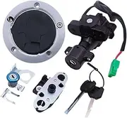 Ignition Switch for Suzuki for GSX250R for GSX 250 R -A for GSXR 250 Motorcycle Ignition Switch Fuel Gas Cap Cover Seat Lock & 2 Keys Motorcycle Ignition Switch Lock