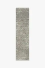 75' x 305' | Machine Washable Runner Rug | Kid & Pet Friendly | Indoor Rug | Gabbeh Grey Rug | Ruggable