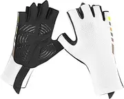 [Generic] Bike Gloves for Men Cycling | Half Finger -Absorbing Mittens - Cycling Bicycling Gloves Mountain Bike Anti Slip Absorbing Breathable Accessories for Men