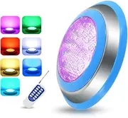 OFXHKYV LED Pool Lighting,Underwater Smart Pool LED Pool Lights for Inground Pool, Wall Mounted, Color Changing with Remote,Led Lights for Inground Pool, Submersible Led Lights for RGB Pool AC12V 55W