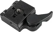 Sequpr Quick Release Plate Adapter with 1/4'' Screw, Universal for Manfrotto, Camera Gimbal, Black