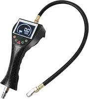 Digital Tyre Pressure Gauge Rechargeable Automatic Tire Inflator Fully Hand-Held Inflation Gun Air Gauge for Repair Shop